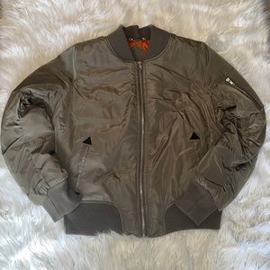 Army Green Bomber Jacket